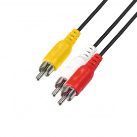 3RCA d-3RCA d, 1m kábel - A 4